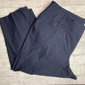 Lane Bryant Navy Blue Ankle Pants Stretchy EUC Plus Size 24😍